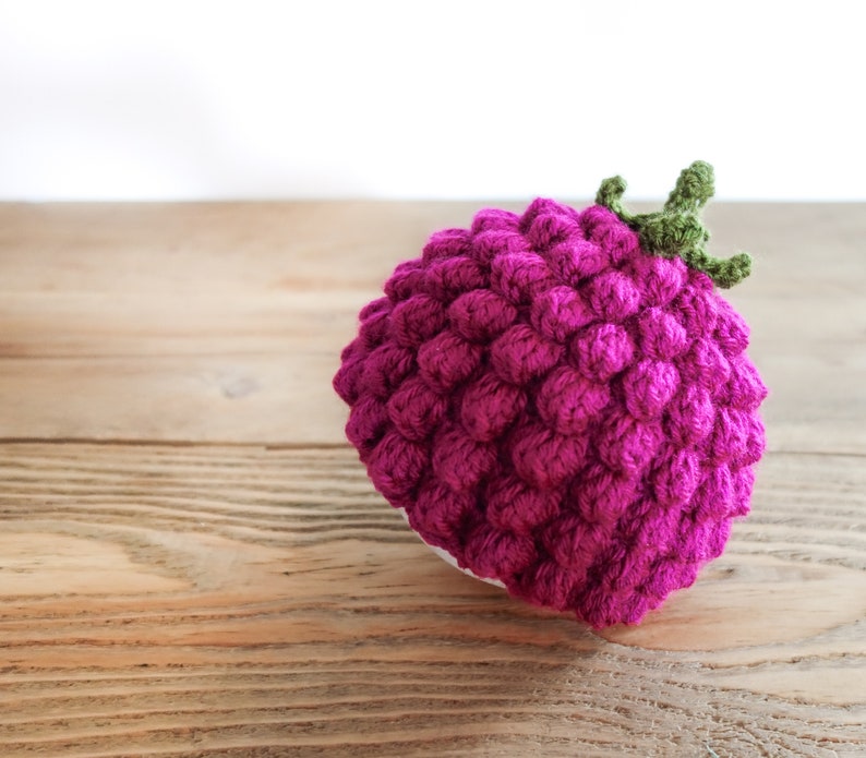 Crochet Hat Patterns, Raspberry Hat, Baby Crotchet Hat, Fruit Shape Hat For Kids, Raspberry Beret, Beanie Pattern, Winter Hat Pattern, 024 image 3