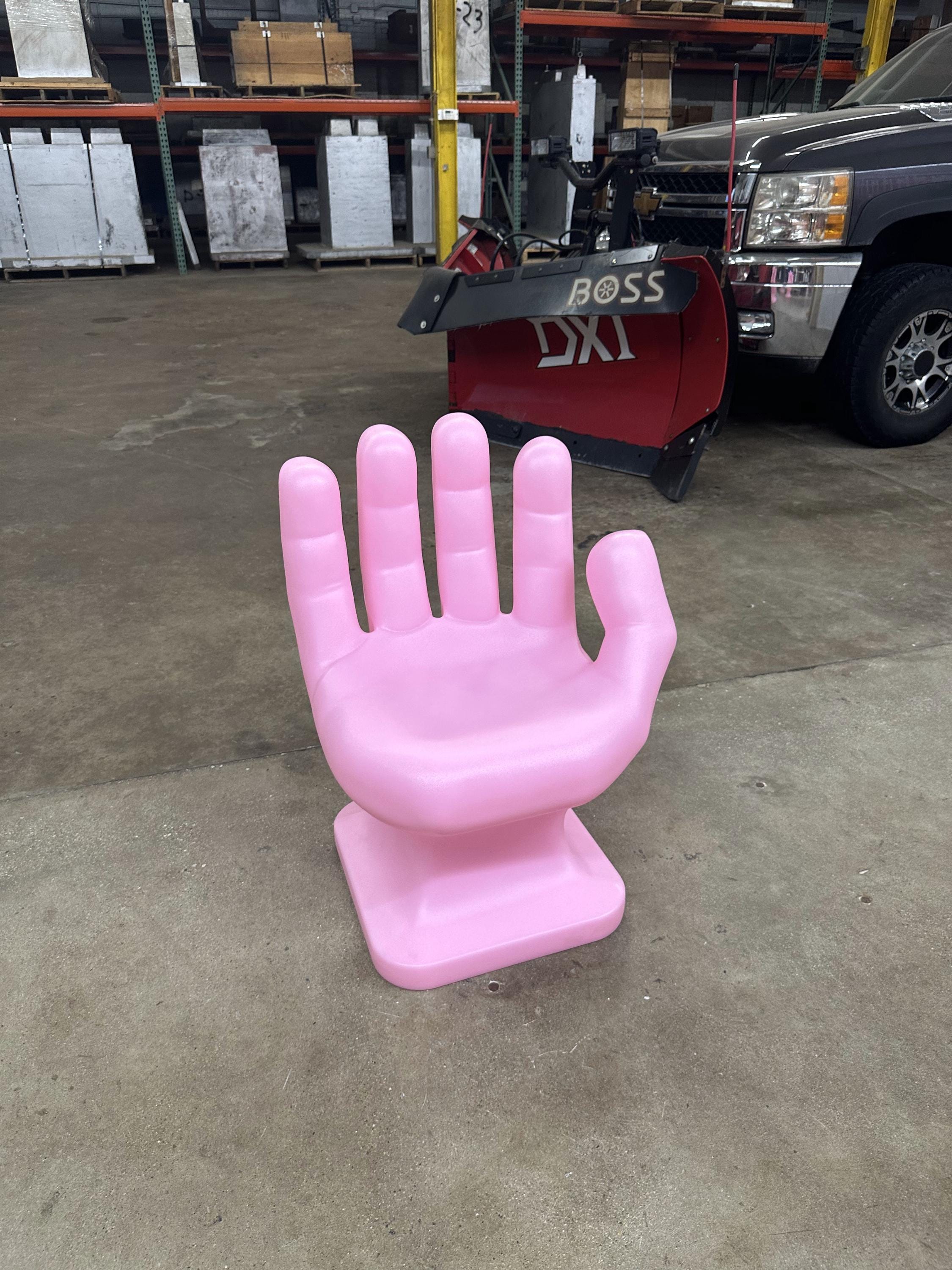 Cotton Candy Pink RIGHT Hand Shaped Chair 32