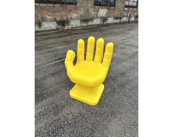 Yellow LEFT Hand Shaped Chair 32