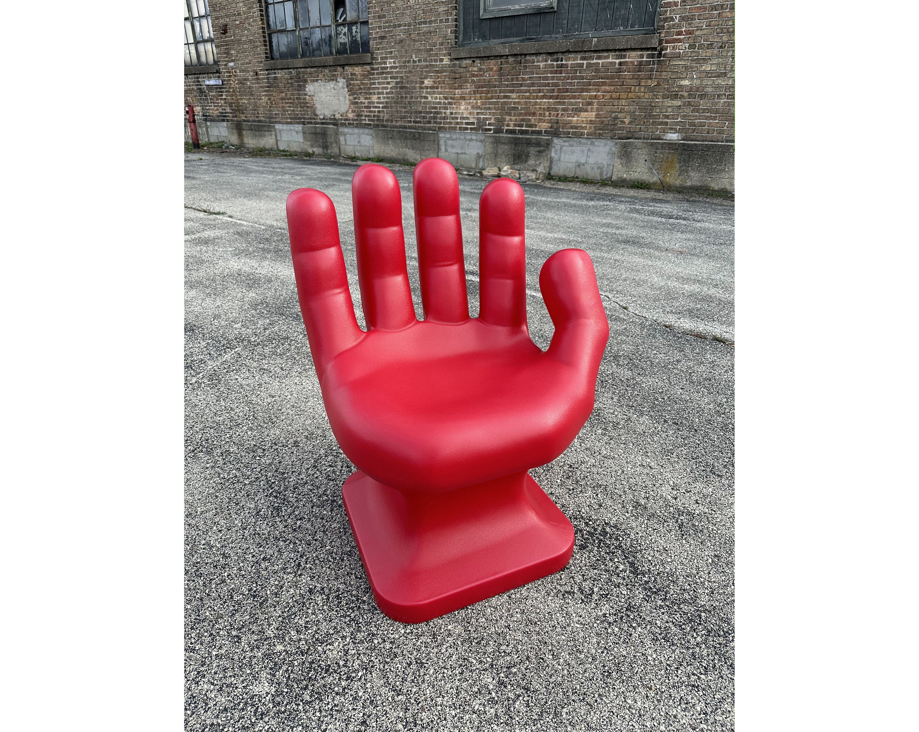 Red hand chair new arrivals