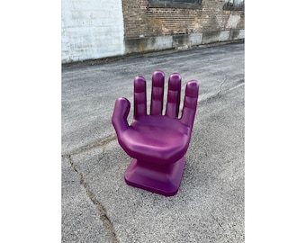 Lot - RETRO PURPLE HAND CHAIR BY RMIC