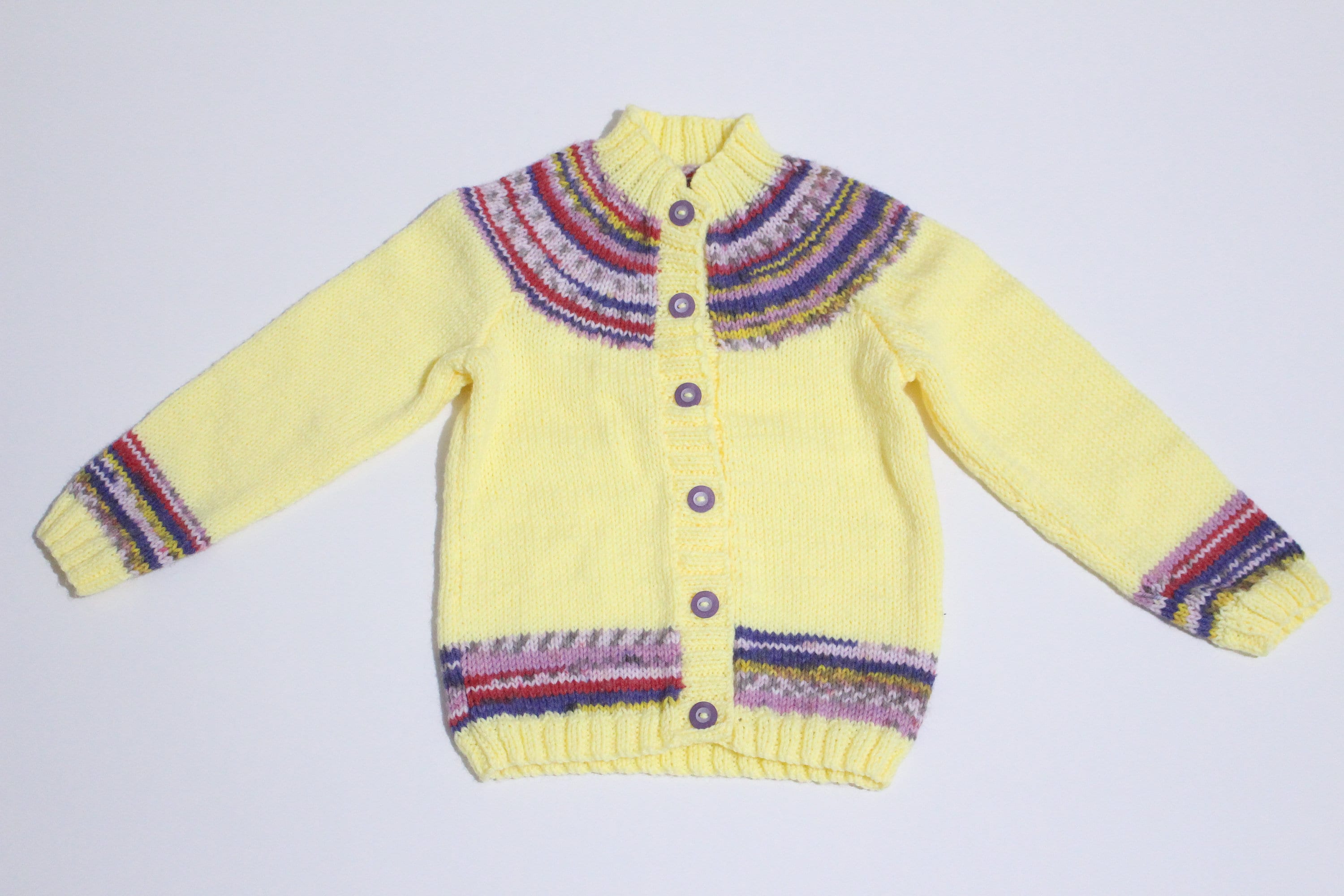 Yellow Cardigan Year Old