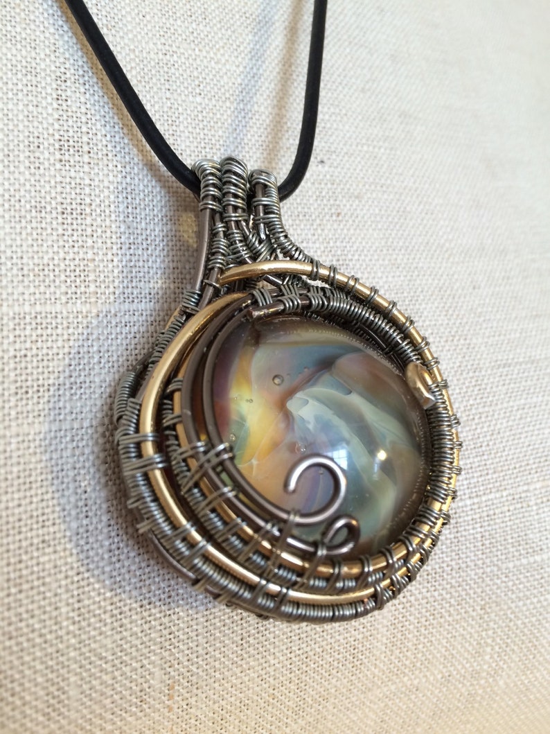 Wire Wrapped Glass Cab image 4