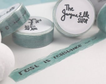 Self Care Wellness Washi Tape for Planner Bullet Journal Vision Board Notebook Diary Scrapbooking DIY Crafting