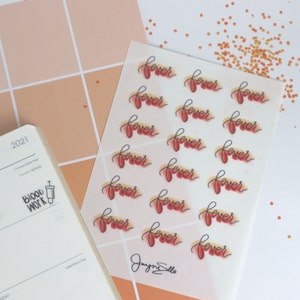 Wellness Tracking Fever Symptom Sticker Kit