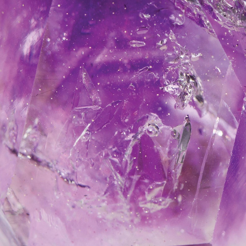 Amethyst Crystal, Premium Digital Paper, Printable Scrapbook Paper Set ...