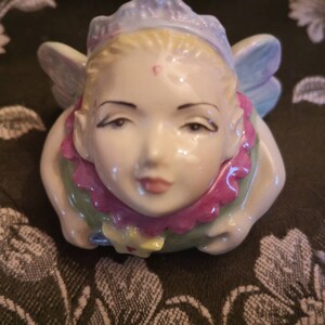 Pot de Noël visage de fée