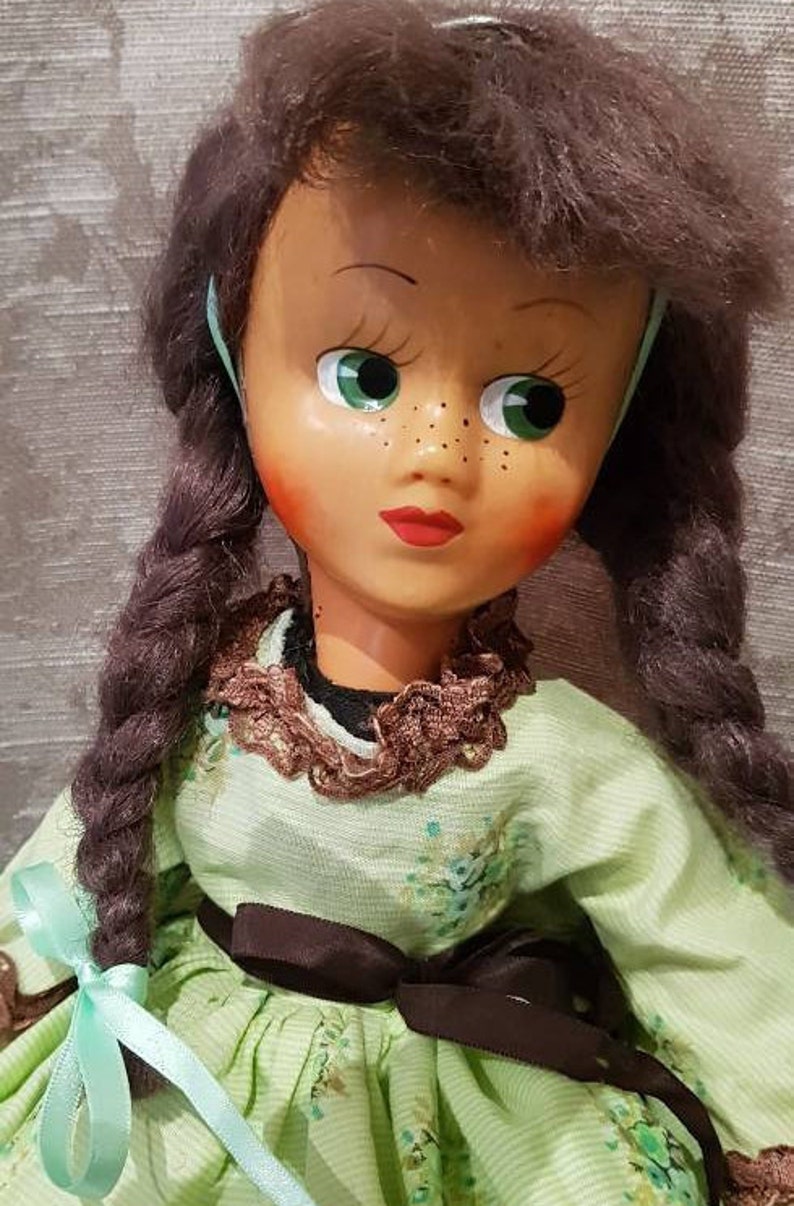 Vintage 1950s Very Pretty Polish Rag Doll With Hard Hand Etsy