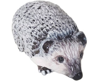 Hedgehog Ceramic Ornament. Hedgehog Ceramic Sculpture