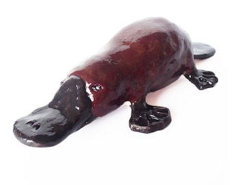 Platypus Ceramic Ornament - Hand Built and Unique Artwork