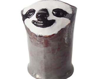 Sloth Ceramic Pot - Hand Built