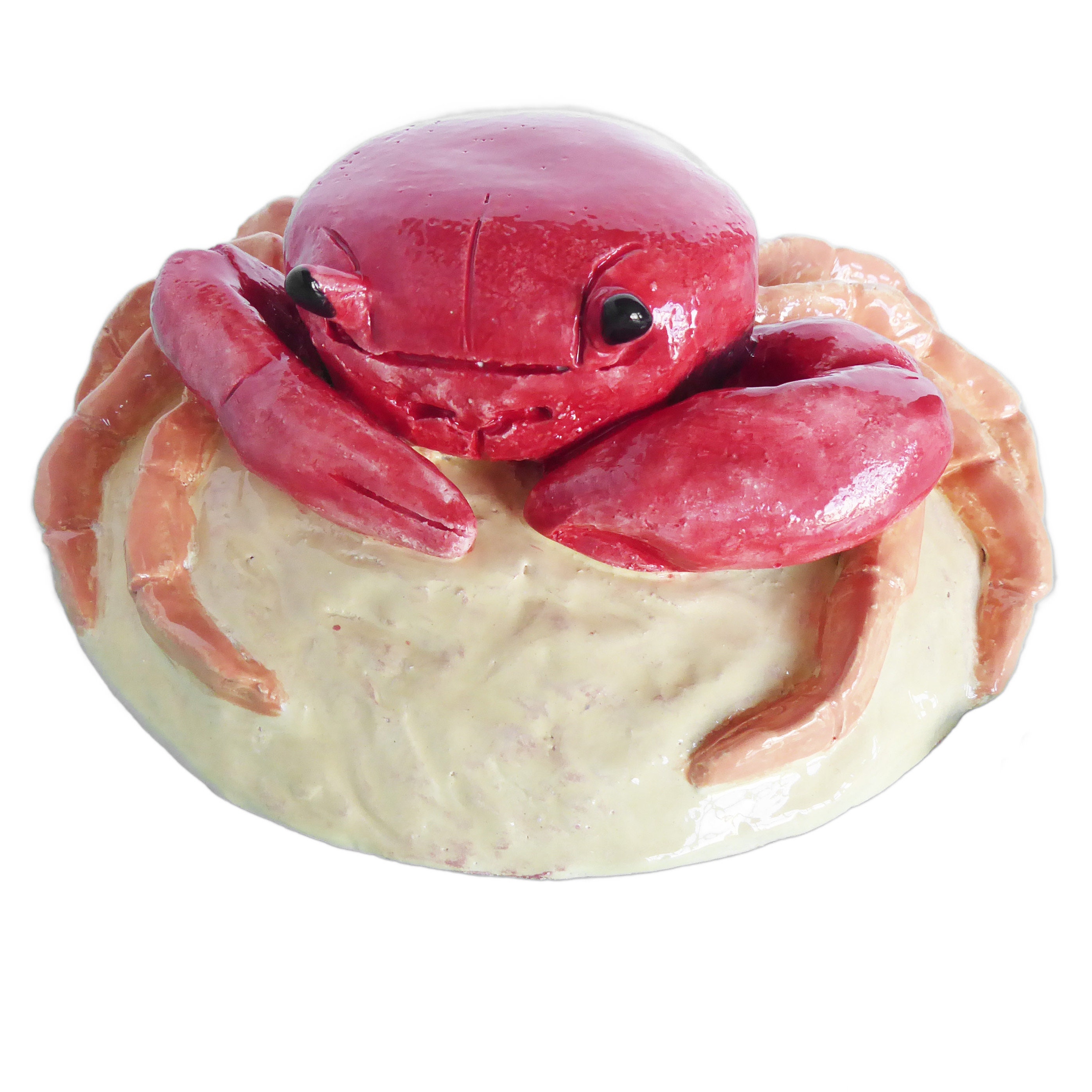 Petits ornements créatifs en forme de crabe d'haltérophilie en laiton -  Cadeau pour les amateurs de crabe vintage - Housse de table à thé 