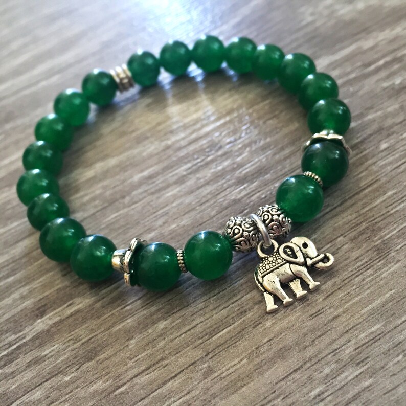 Jade Bracelet Healing Bracelet Jade Elephant Elephant | Etsy