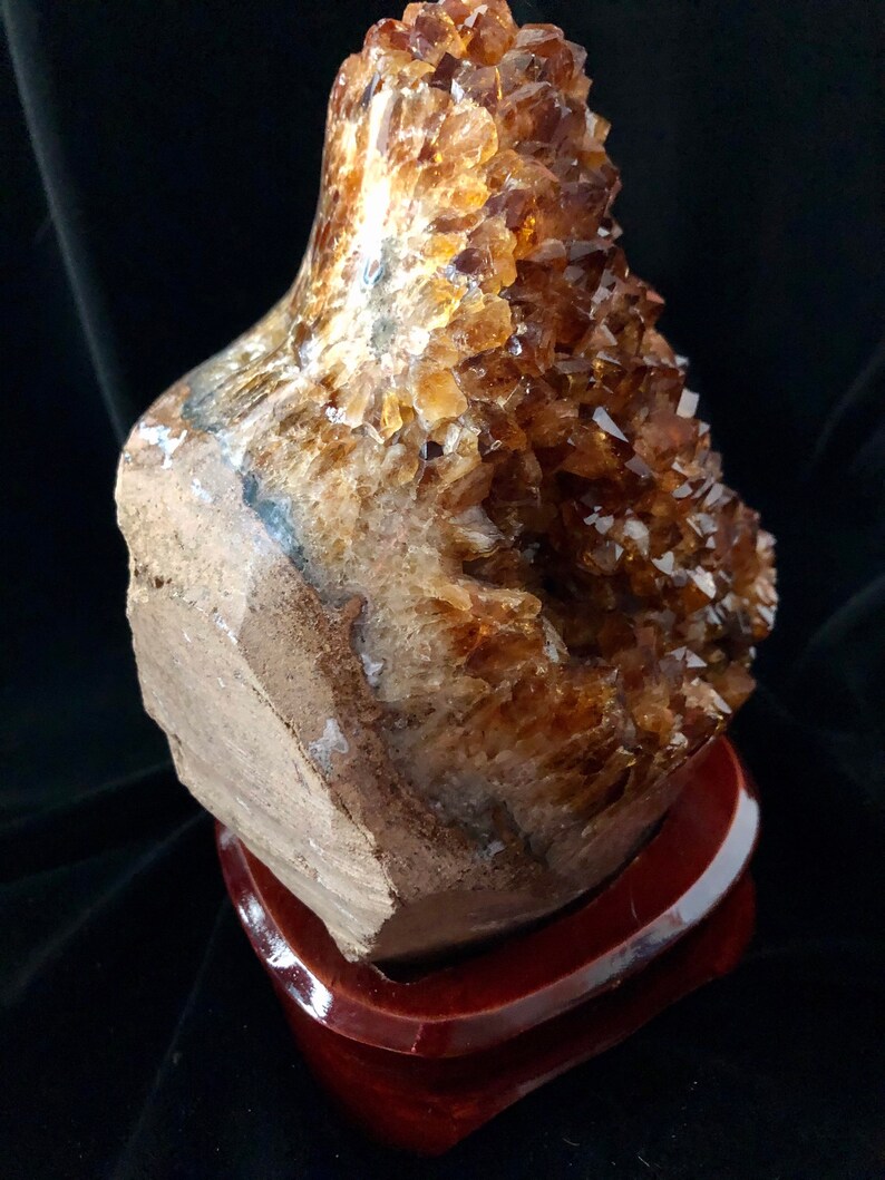Large Citrine Freeform with Stand from Brazil