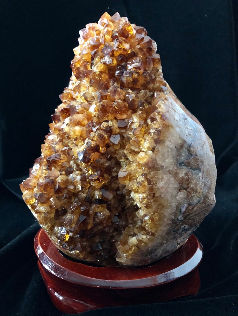 Large Citrine Freeform with Stand from Brazil