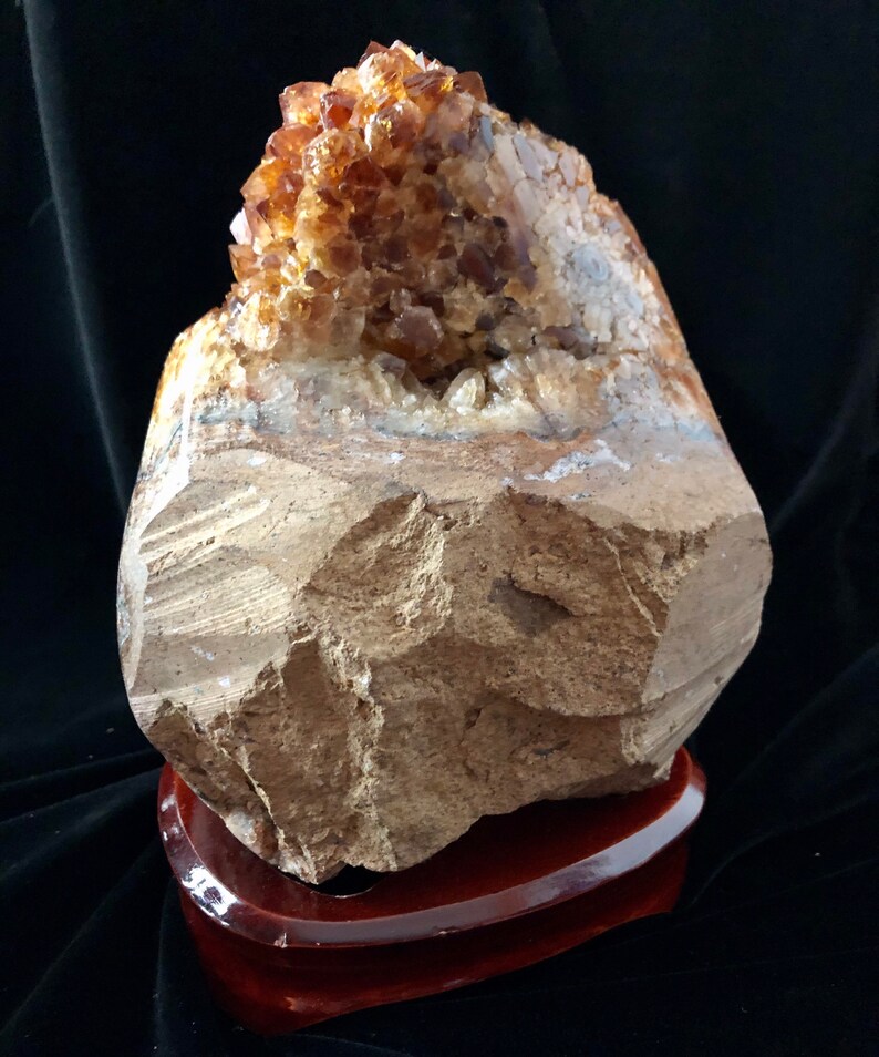 Large Citrine Freeform with Stand from Brazil