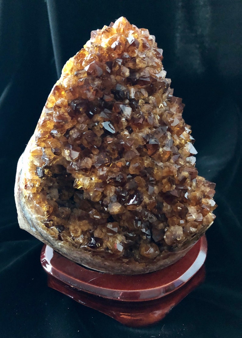 Large Citrine Freeform with Stand from Brazil