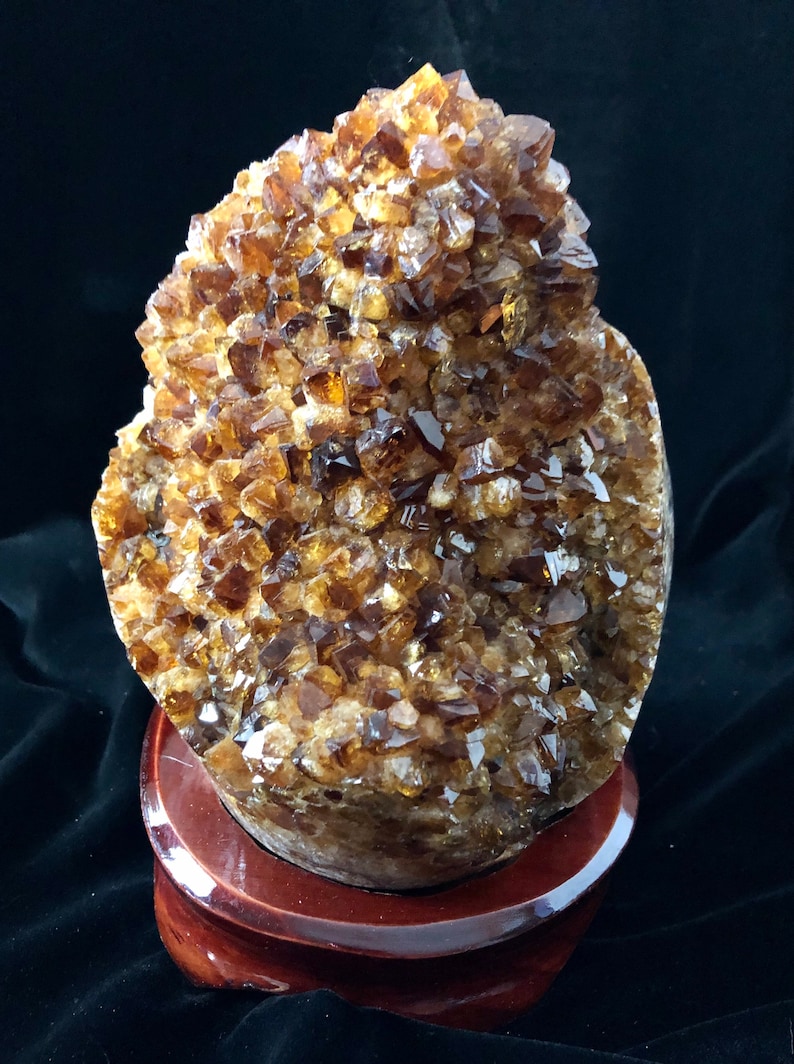 Large Citrine Freeform with Stand from Brazil