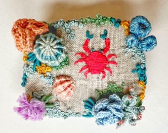 Making a Coral Brooch