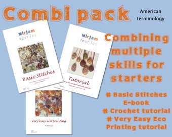 Combi pack of 3 digital tutorials, suited for beginners