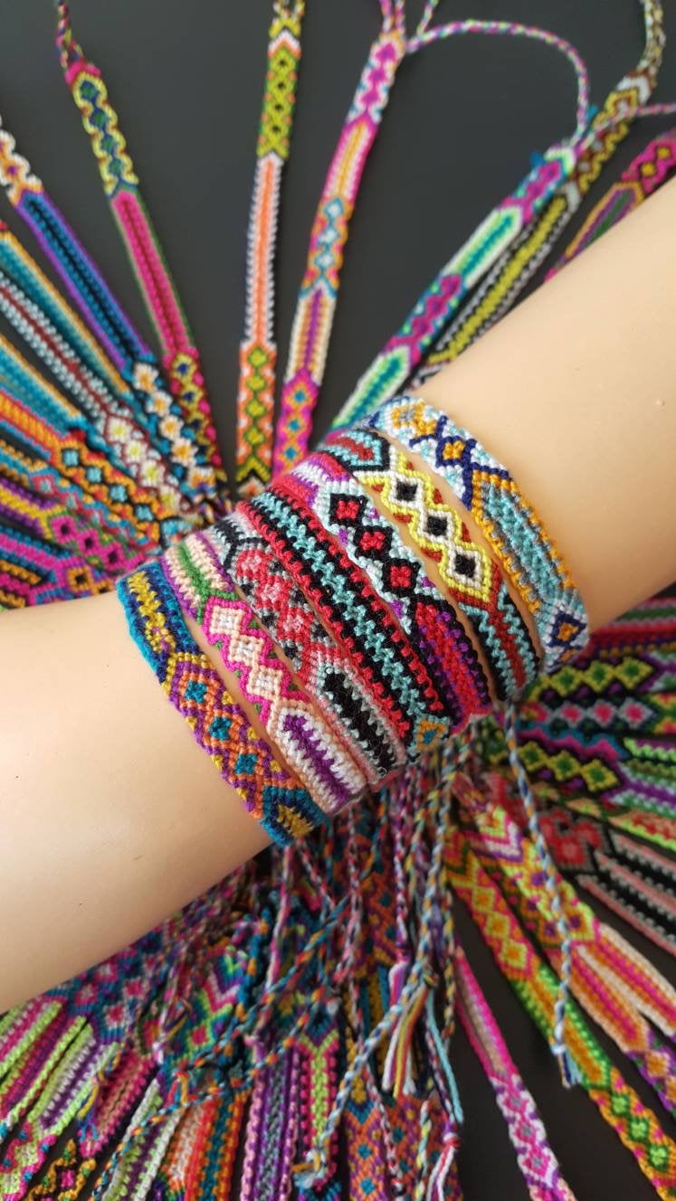 Woven Friendship Bracelets,friendship Bracelet Custom,string Friendship  Bracelets,arrow Friendship Bracelet,boho Bracelets, Aztec Anklets 