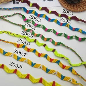 Friendships bracelets Handmade from thailand Unisex friendship bracelets Summer gifts Boho and hippie bracelets Bohemian Lot. (Z09)