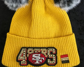 49ers Bling Hat - Etsy