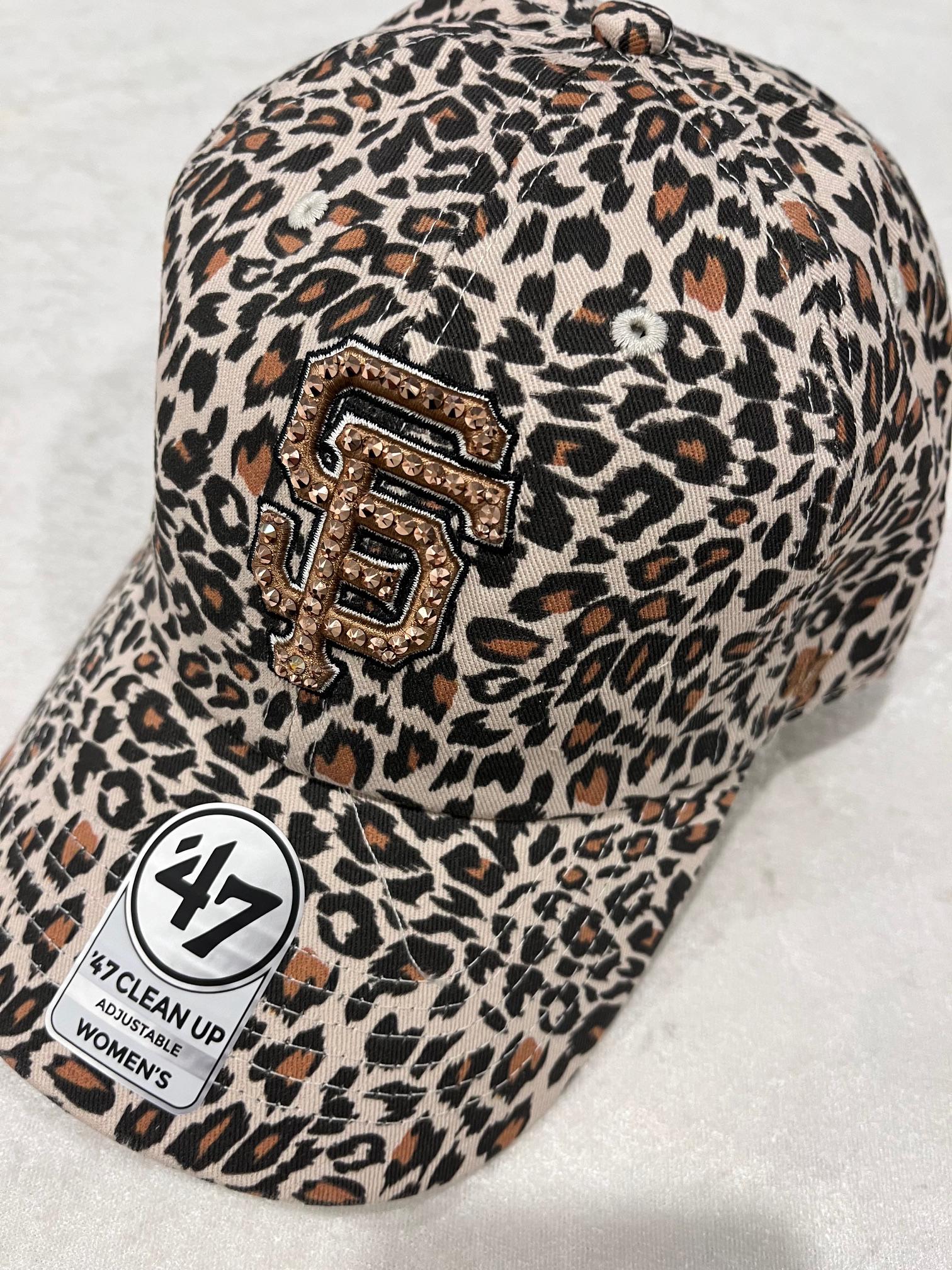 San Francisco Giants WOMENS Swarovski Bling New Era Adjustable Cap Hat NEW GLITTER SF ADJUSTABLE HAT - WOMENS – Minor League Baseball  main image 4