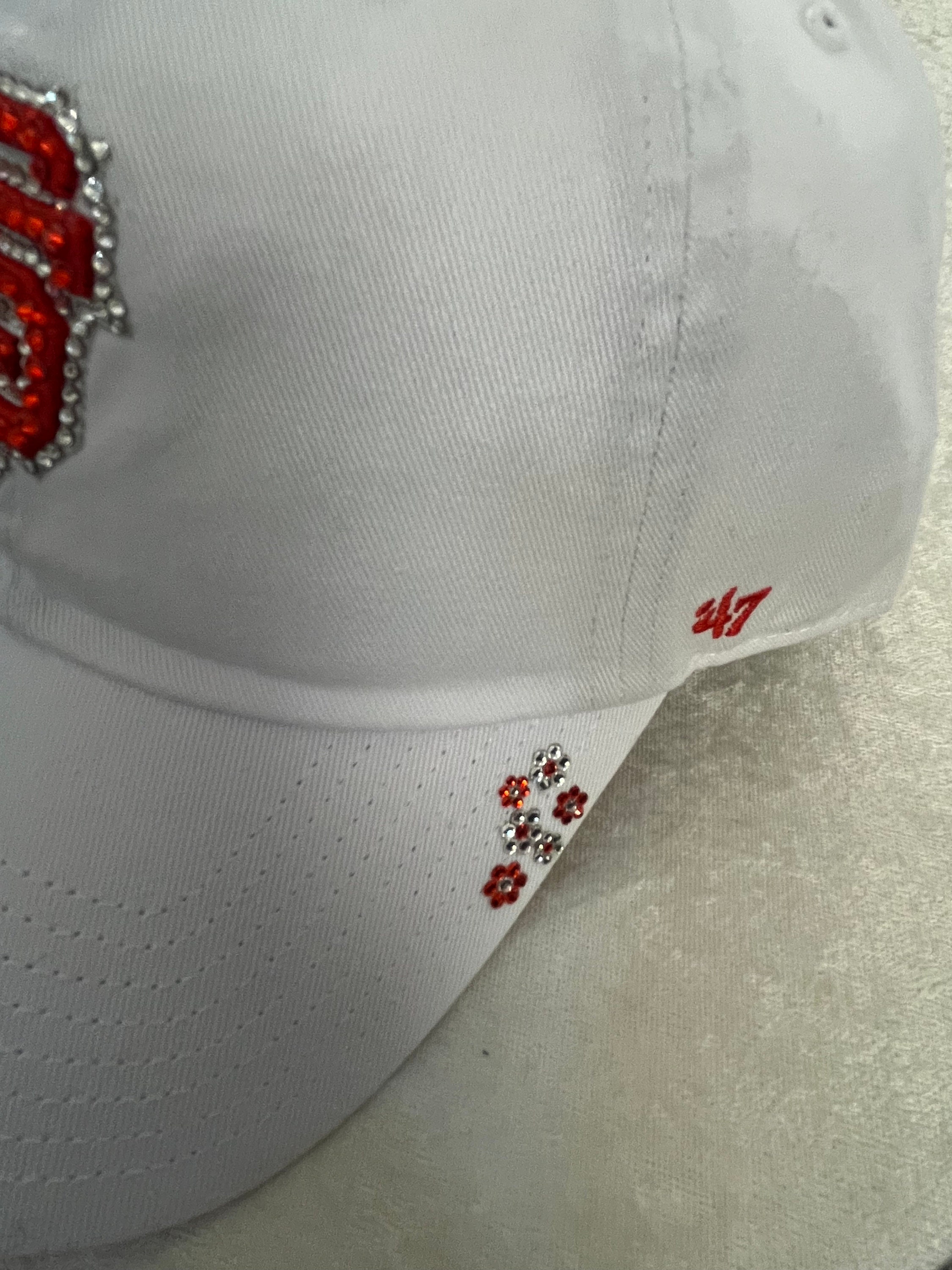 New Bling San Francisco Giants Swarovski Hat Floral San Francisco Giants Bling Hat - Swarovski Crystal  main image 2