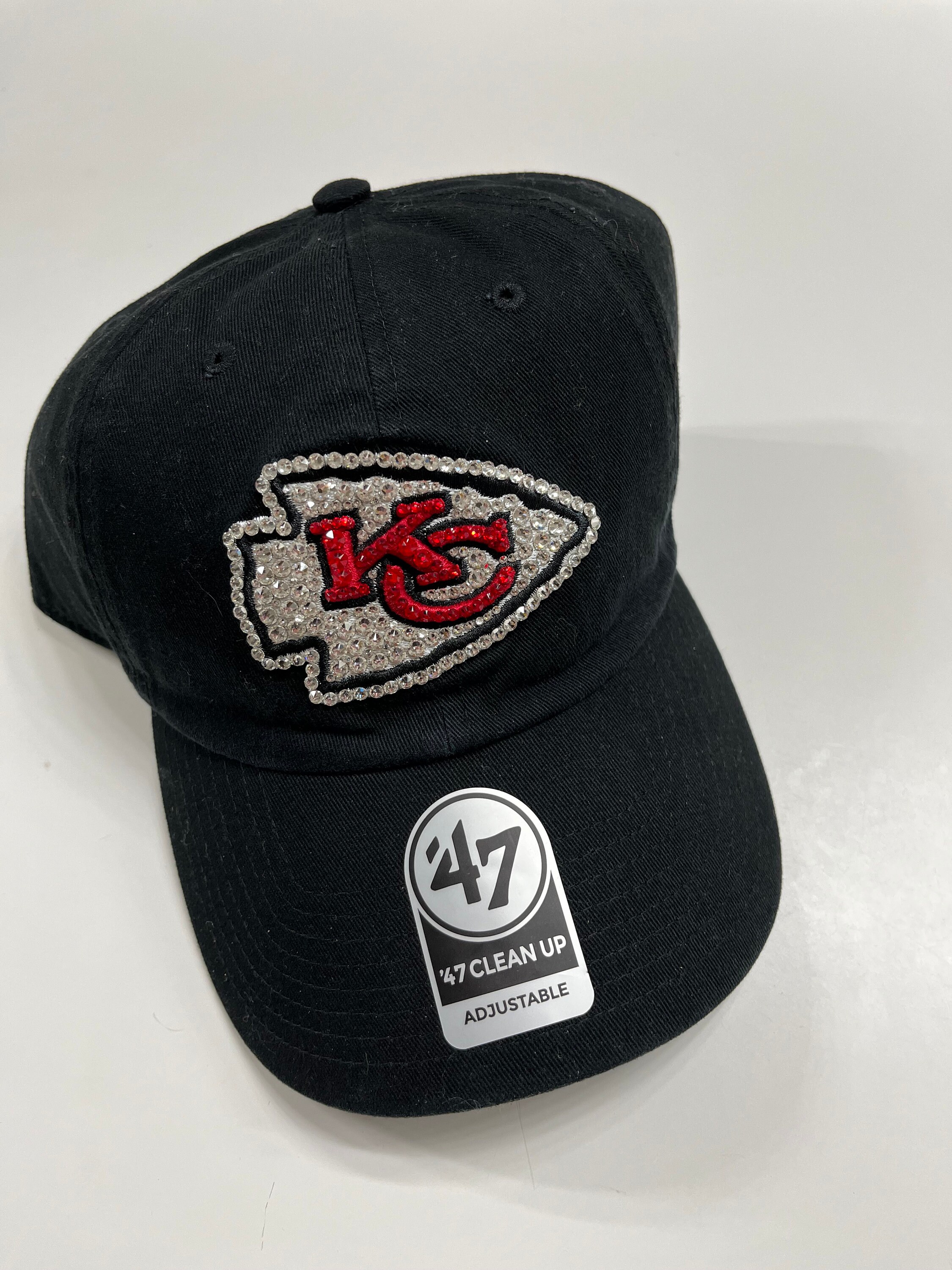 NWT Rhinestone Kansas City Chiefs Hat Kansas City Chiefs Bling Hat NFL New | Mercari main image 2