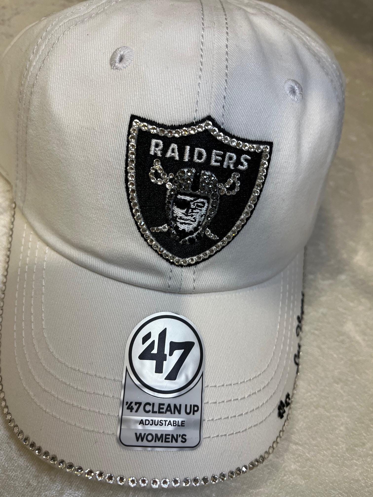 ?Raiders Custom Blinged Out Hat Raider Bling Hat - Etsy main image 2