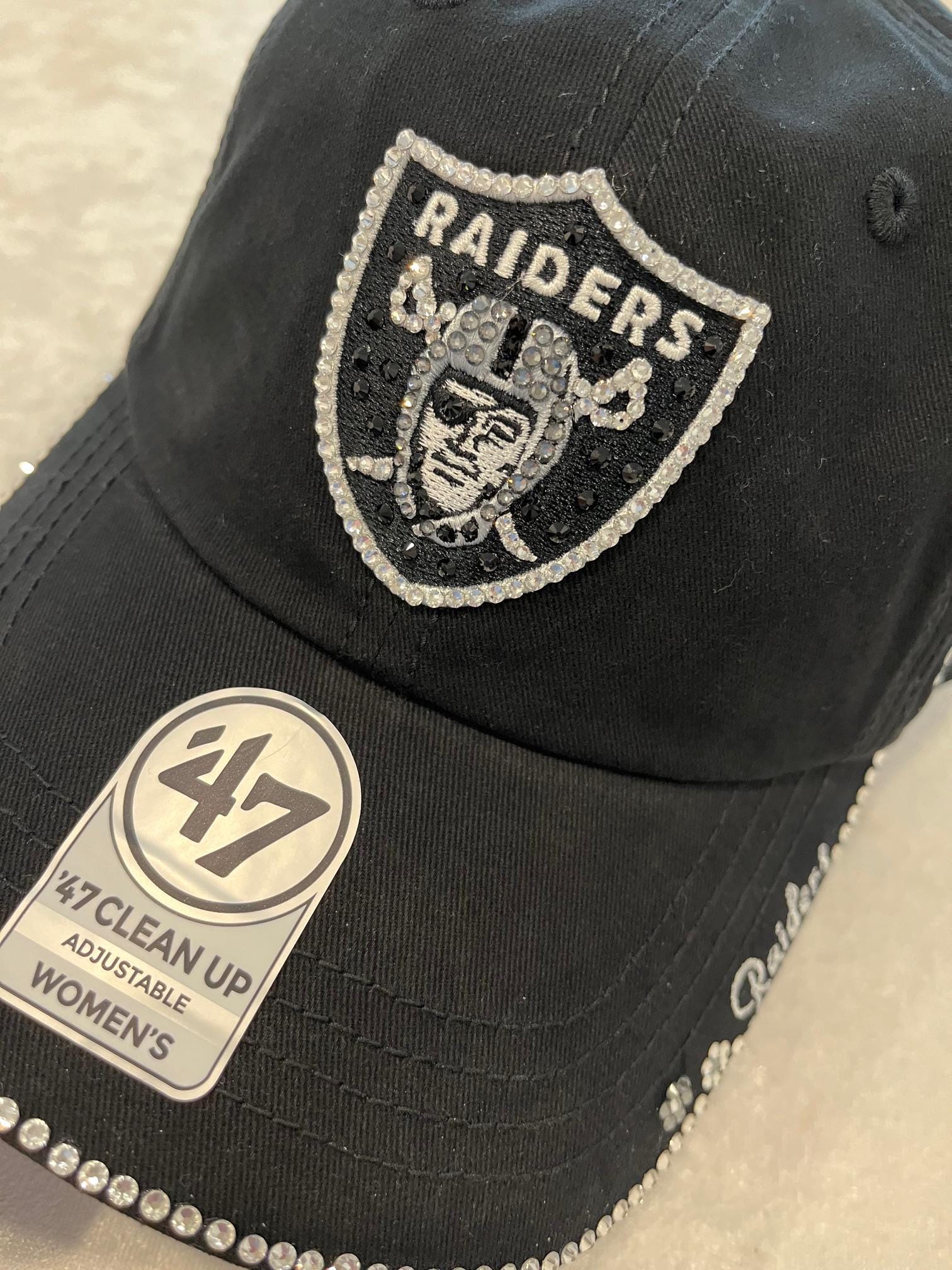 Swarovski ? RAIDERS hat NEW ERA Crystals From Swarovski NFL LAS VEGAS RAIDERS 9FIFTY  main image 2