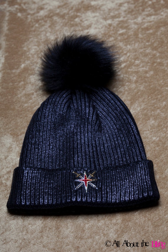 all black golden knights hat