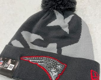 Bling New England Patriots Women’s Beanie | Swarovski Style Rhinestone NFL Hat New England Patriots Bling Hat - Etsy main image 2