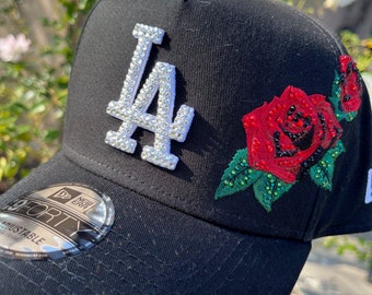 帽子 NEW ERA 9FORTY Rhinestone LA 9FORTY Rhinestone ロサンゼルス・ドジャース ブラック