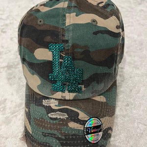 NWT Handmade Camo Rhinestone Cross Baseball Cap - Green Brown 61QrhovACzL._AC_SY350_QL65_.jpg main image 4