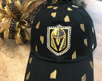 Vegas Golden Knights Bucket Hat, Polyester VGK Hat - Etsy display picture 1