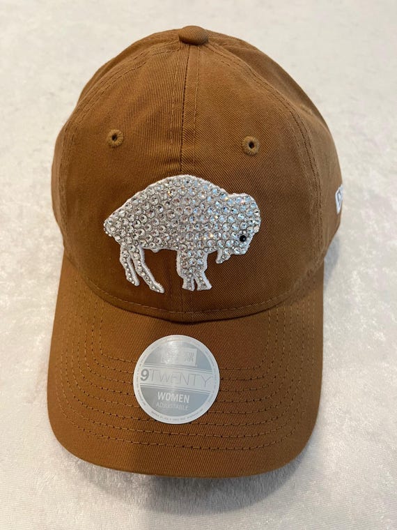 Buffalo Bills Women’s New Era Swarovski Bling Adjustable Hat Retro Throwback NEW BUFFALO Leopard Women main image 2