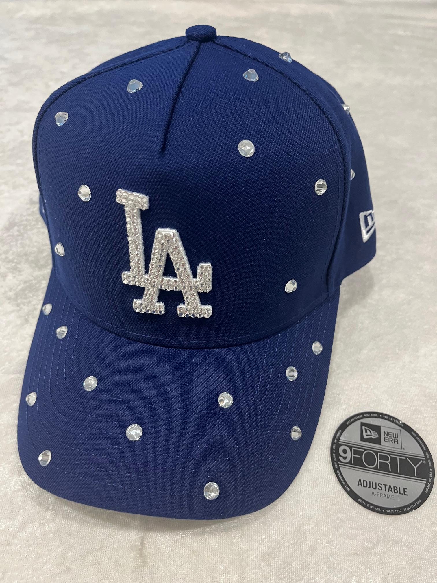 帽子 9FORTY RHINESTONE LOS ANGELES DODGERS Los Angeles Dodgers Swarovski Crystal Bling Hat: Hand Jeweled LA