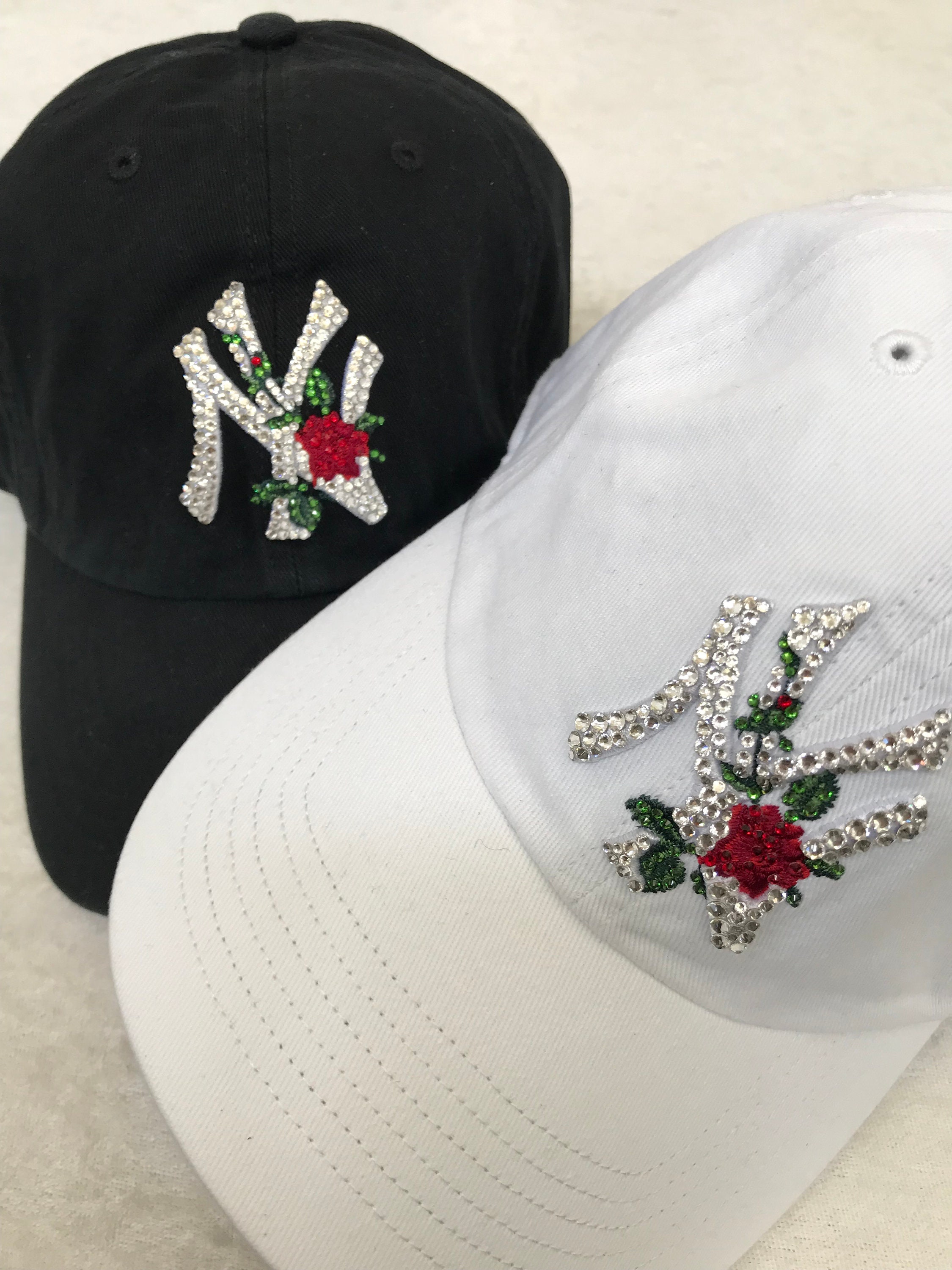 NY Yankees Black Rose Thorn: Hand-jeweled With Swarovski  display picture 1