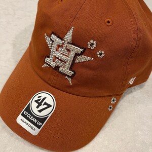 OFFICIALLY LICENSED NEW ERA 47 EMBELLISHED SWARVOSKI CRYSTALS ASTROS CAP New Era | Accessories | Officially Licensed New Era 47  main image 4