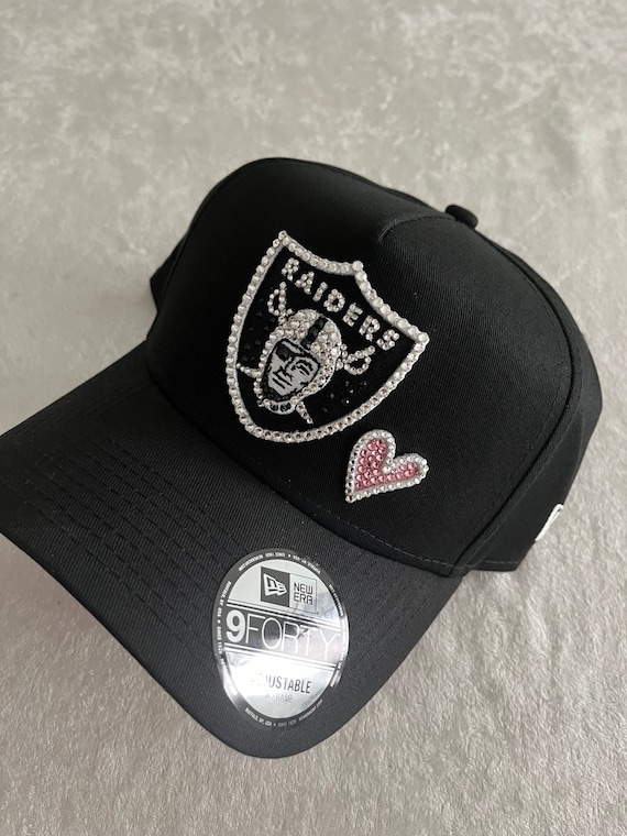 Black Cap with Rhinestones and Pink Heart SA-26-ACC080_I__3_SET_5-  main image 4