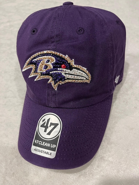 Ravens Embellished Cap with Purple Logo NEW ERA CAPS Baltimore Ravens Super Bowl XXV 59FIFTY Fitted  main image 4