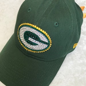 Green Bay Packers Hat: Women&#39;s Bling Swarovski Crystal Cap