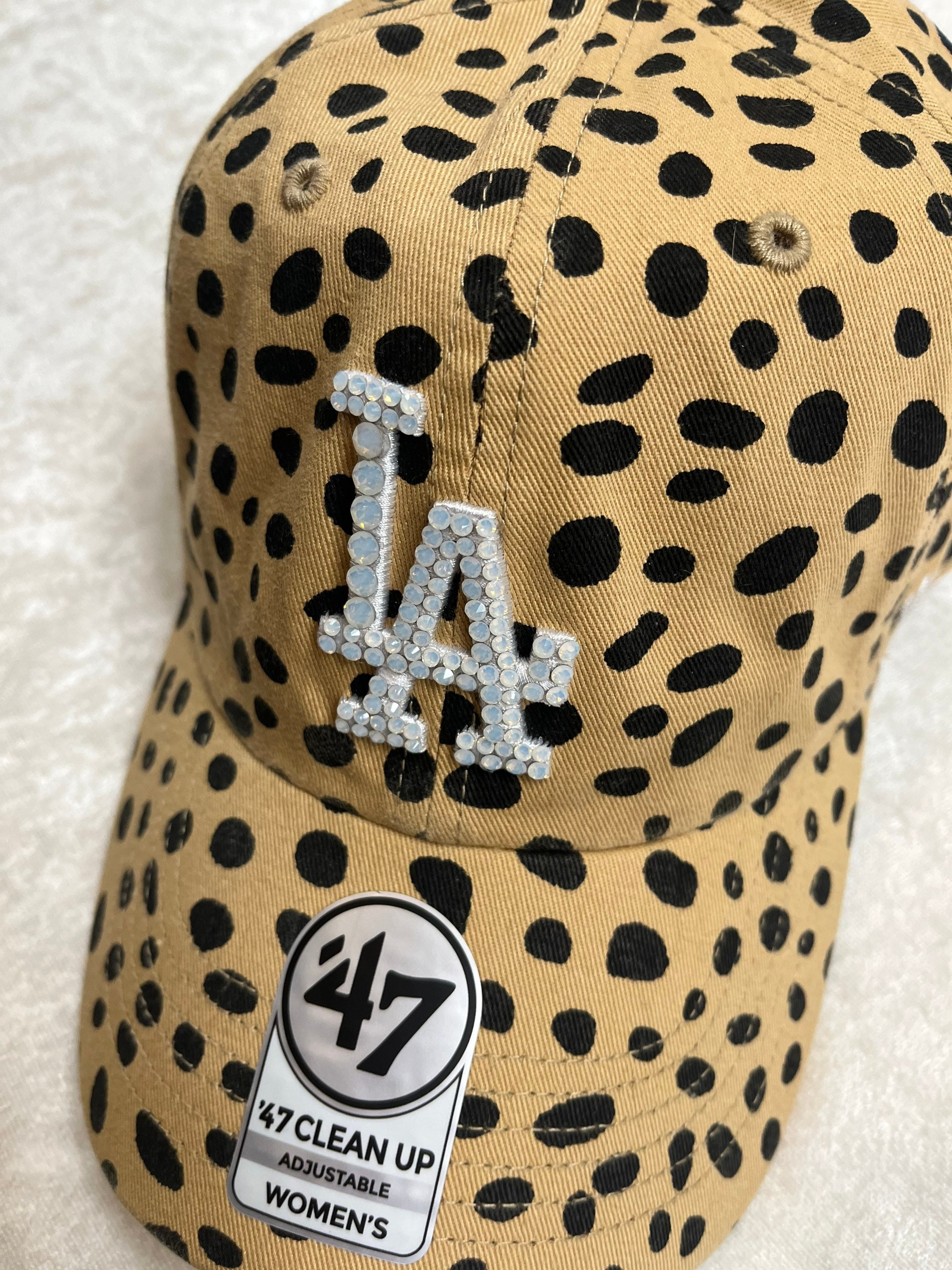 Women's '47 Black Las Vegas Raiders Confetti Icon Clean Up Adjustable Hat