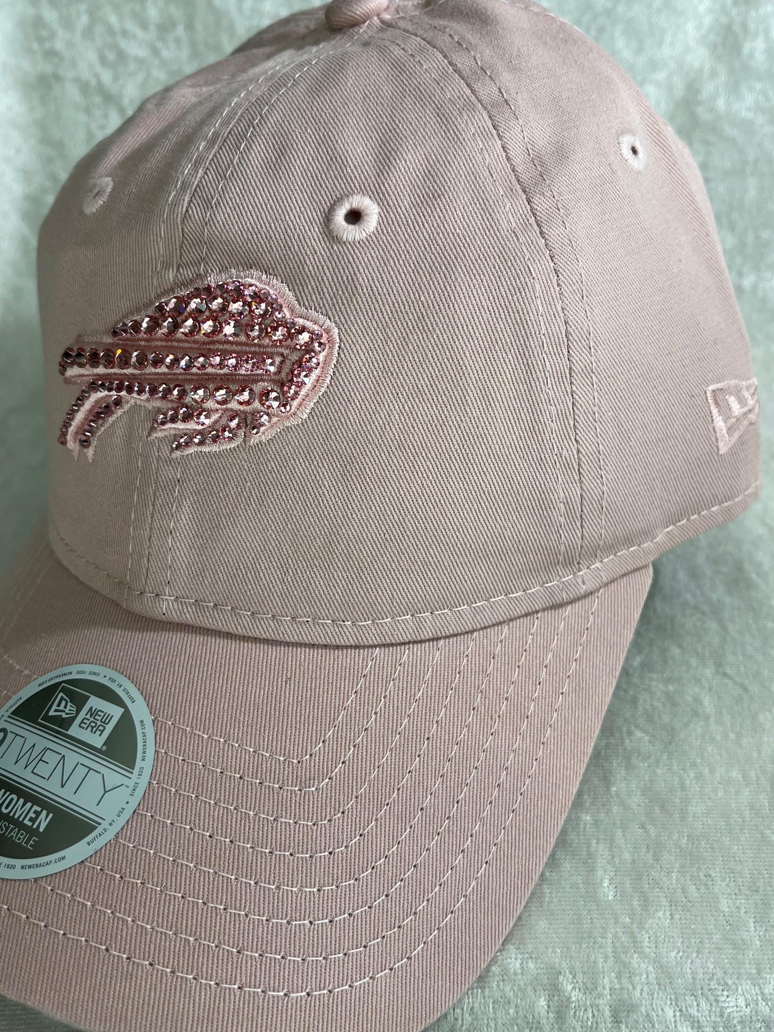 BUFFALO BILLS Pink Bling Hat: Hand-jeweled Pink SWAROVSKI  display picture 1
