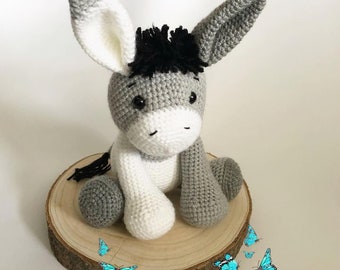 Crochet pattern, donkey, Amigurumi