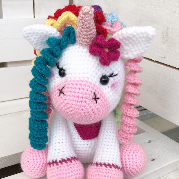 Crochet pattern, unicorn, unicorn, amigurumi