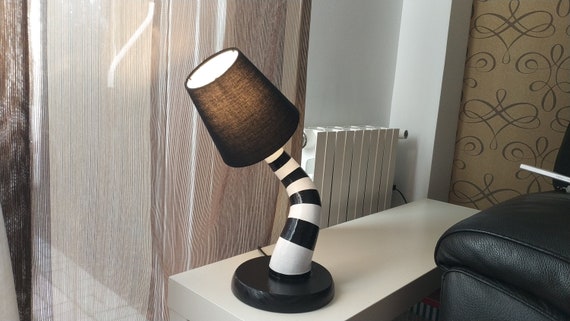 Black Beetlejuice Bed Lamp