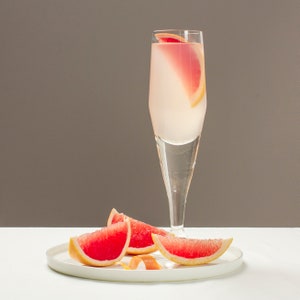 Copa de vino de la colección ICE, vidrio soplado a mano, regalo de lujo
